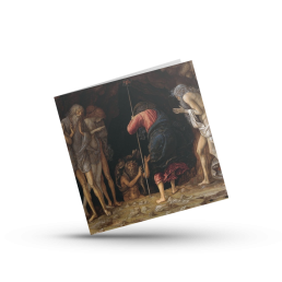 fragment obrazu Chrystus zstępujący do Otchłani Andrea Mantegna