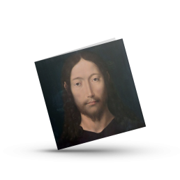 fragment obrazu Chrystus Błogosławiący Hans Memling