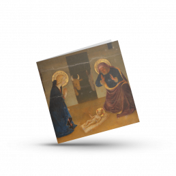 fragment obrazu Narodzenie Jezusa Zanobi Strozziego