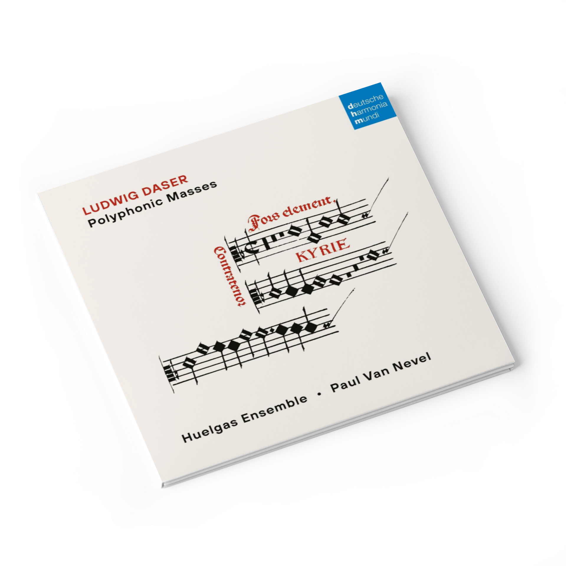 Okładka płyty CD Daser Polyphonic Masses zespołu Huelgas Ensemble